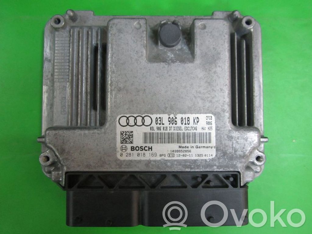 Engine control unit/module ECU   03L906018KP,0281018169