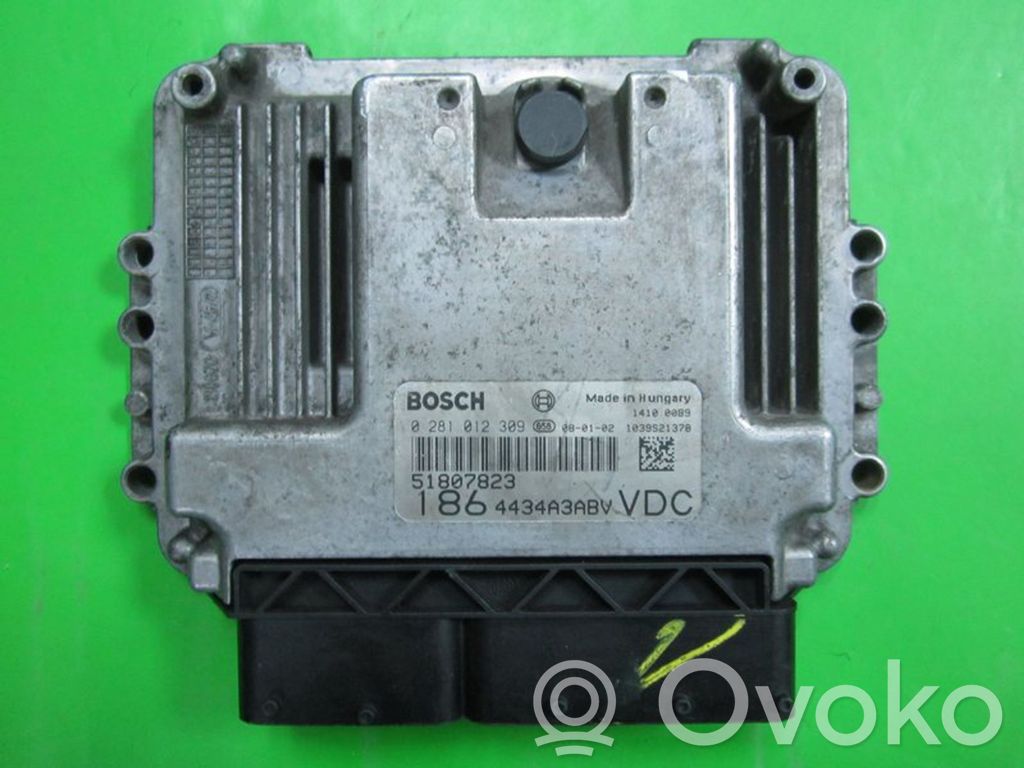Engine control unit/module ECU   51807823,0281012309