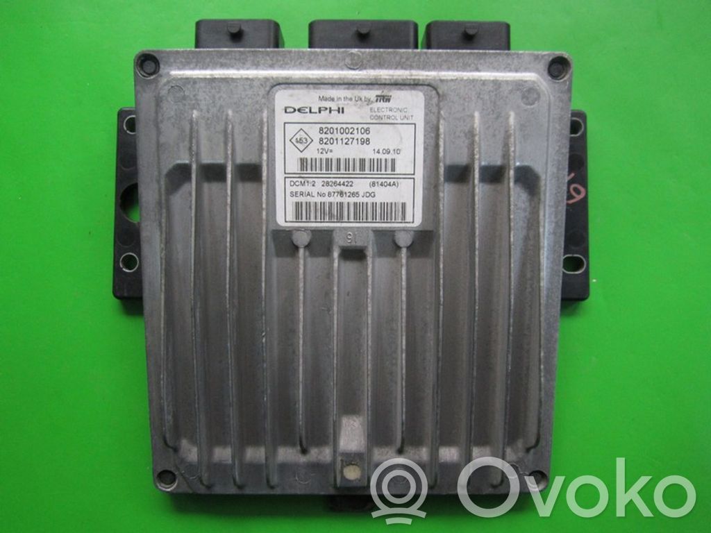 Engine control unit/module ECU   8201127198,81404A