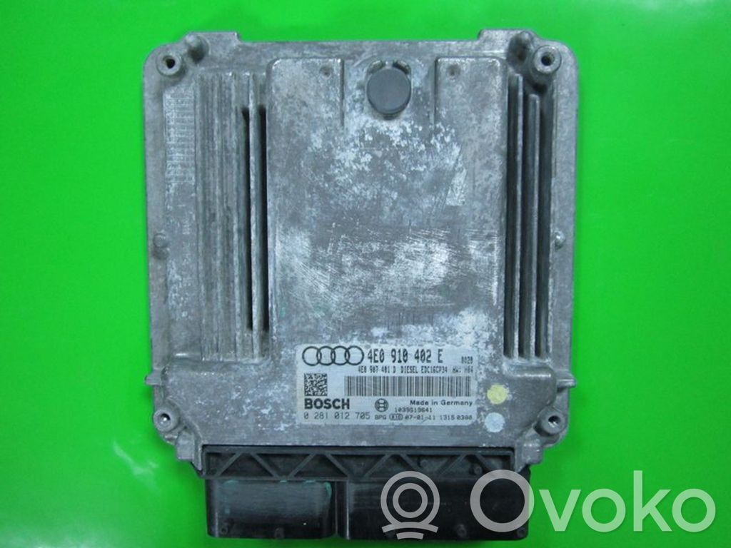 Audi A8 S8 D3 4E Engine control unit/module ECU 