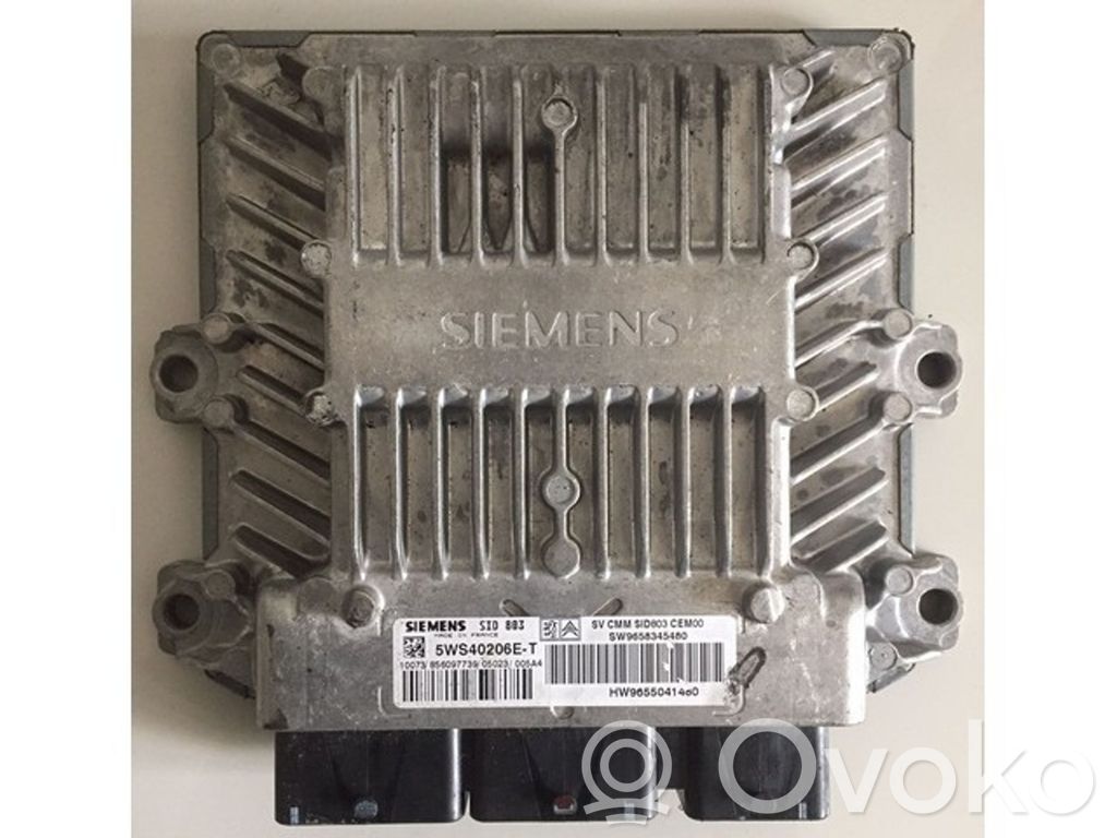 Peugeot 407 Komputer / Sterownik ECU silnika 