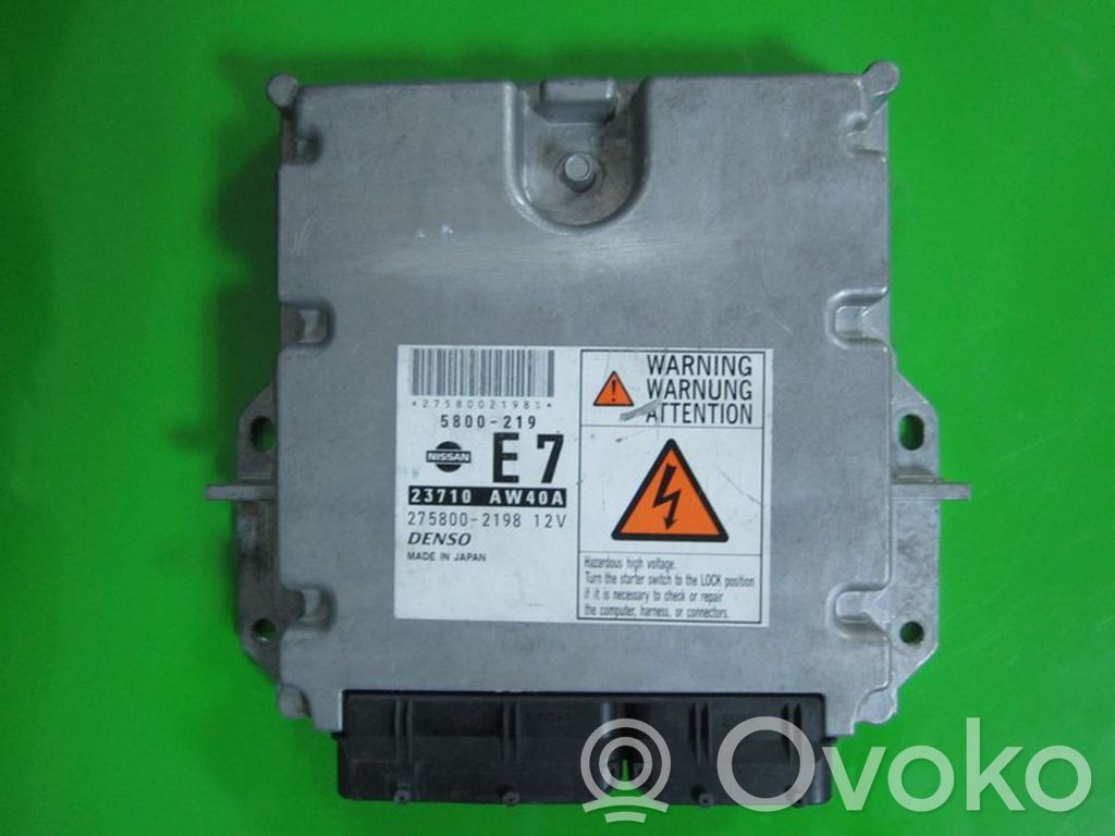 Engine control unit/module ECU   23710AW40A,2758002198