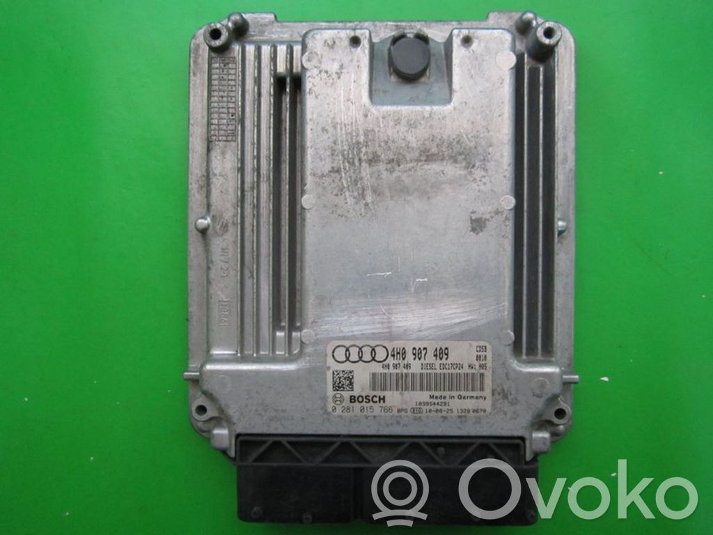 Engine control unit/module ECU   4H0907409,0281015766