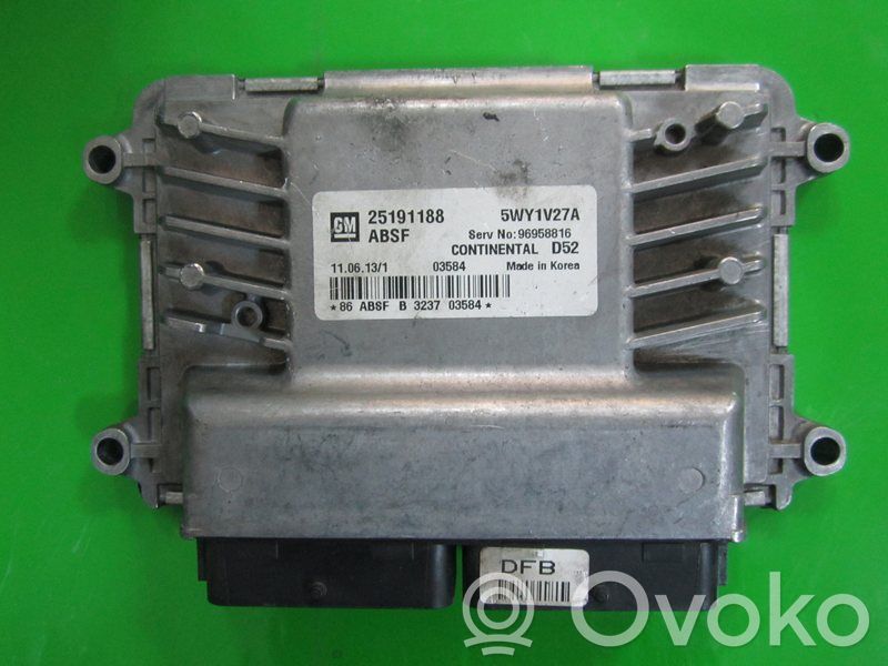 Chevrolet Spark Engine control unit/module ECU 
