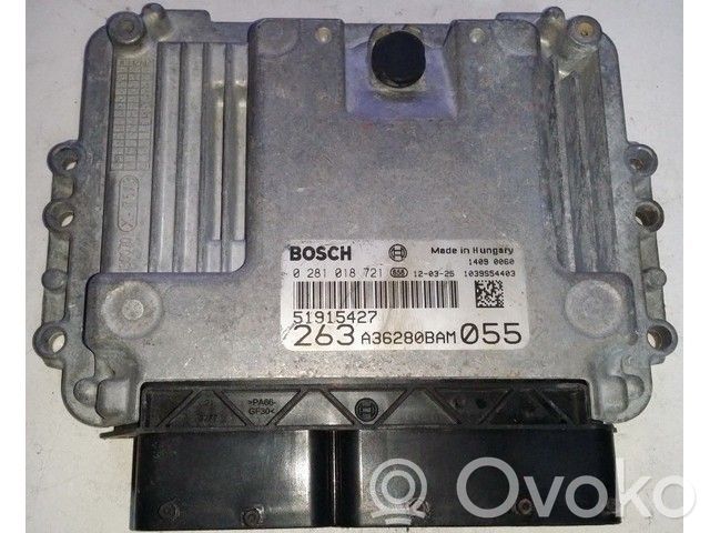 Fiat Doblo Unidad de control/módulo ECU del motor 