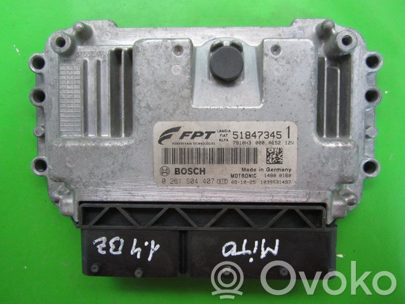 Komputer / Sterownik ECU silnika   51847345,0261S04407