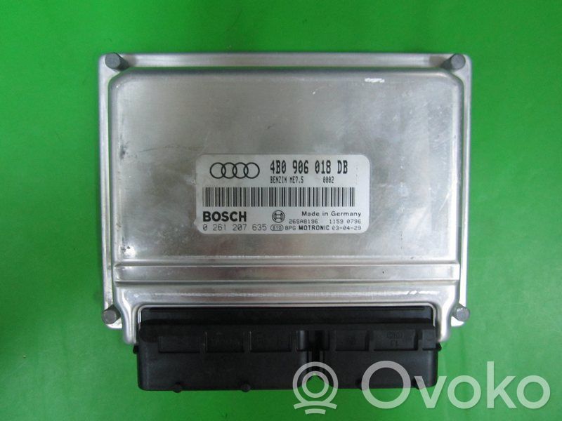 Motorsteuergerät ECU   4B0906018DB,0261207635