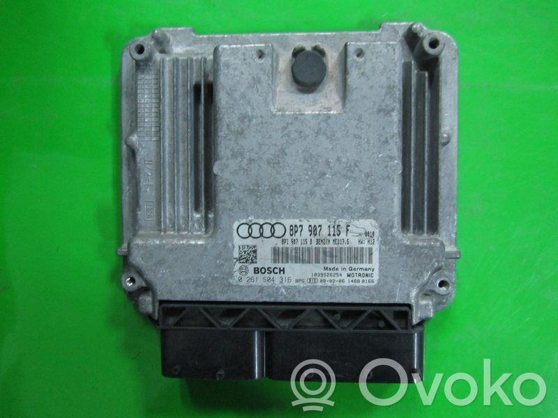 Engine control unit/module ECU   8P7907115F,0261S04316