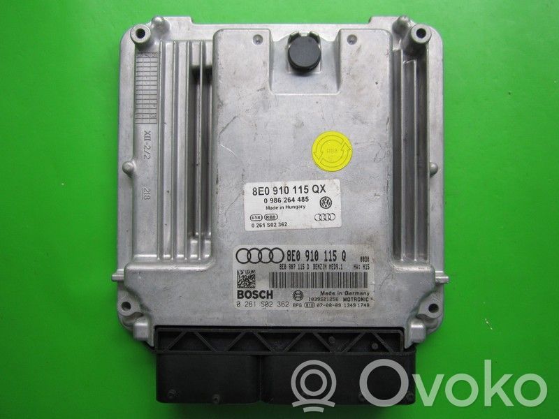 Audi A4 S4 B6 8E 8H Unidad de control/módulo ECU del motor 