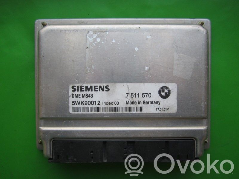 BMW 5 E39 Unidad de control/módulo ECU del motor 