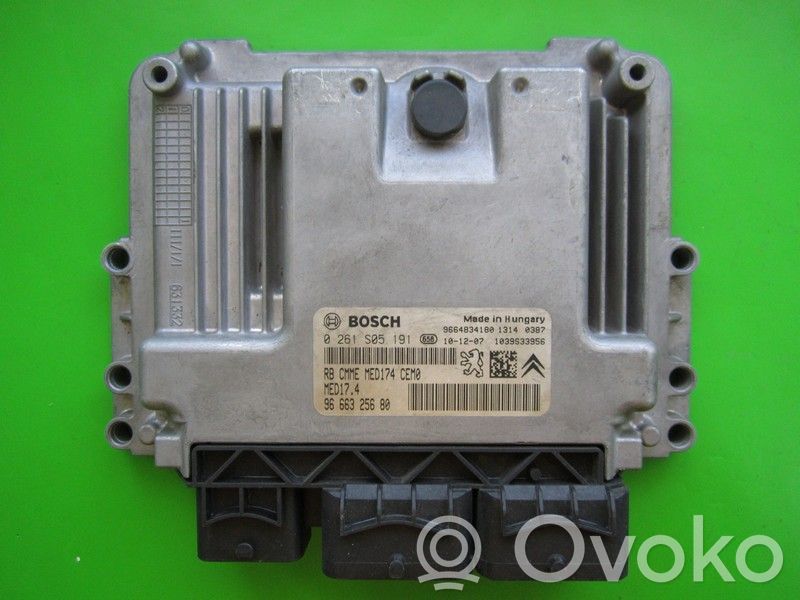 Engine control unit/module ECU   9666325680,0261S05191