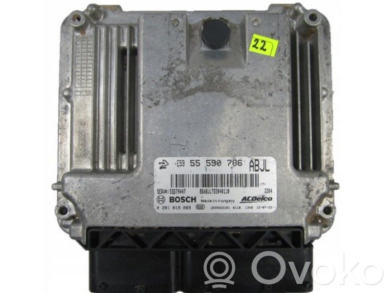 Engine control unit/module ECU   55590786,0281019089