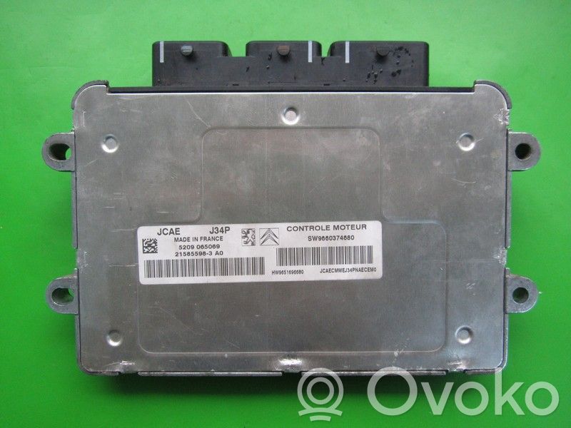 Citroen C2 Unité de commande, module ECU de moteur 