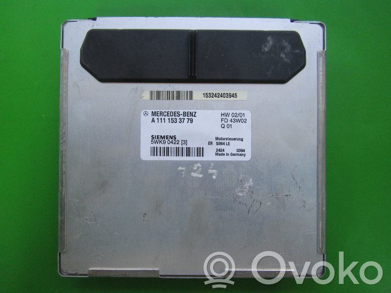 Mercedes-Benz SLK R170 Komputer / Sterownik ECU silnika 