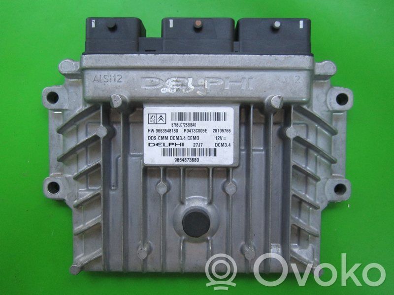 Engine control unit/module ECU   9664873680,28105766