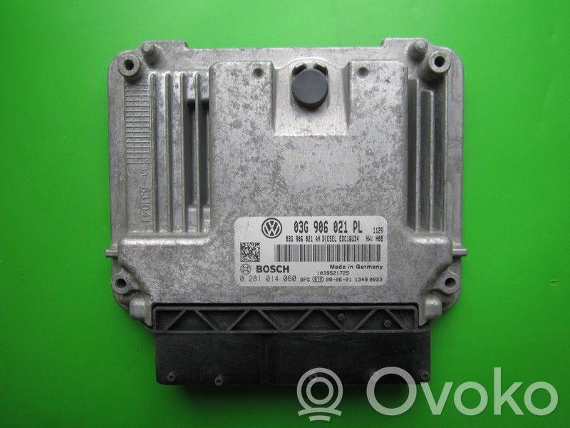 Engine control unit/module ECU   03G906021PL,0281014060