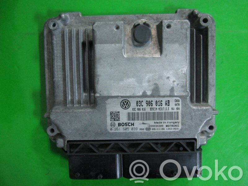 Galios (ECU) modulis   03C906016AB,0261S05039