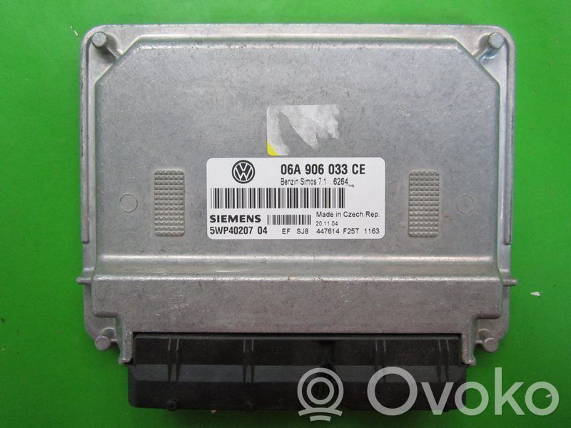 Engine control unit/module ECU   06A906033CE,5WP40207