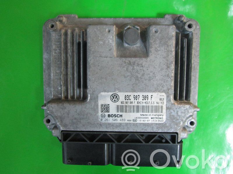 Galios (ECU) modulis   03C907309F,0261S06489