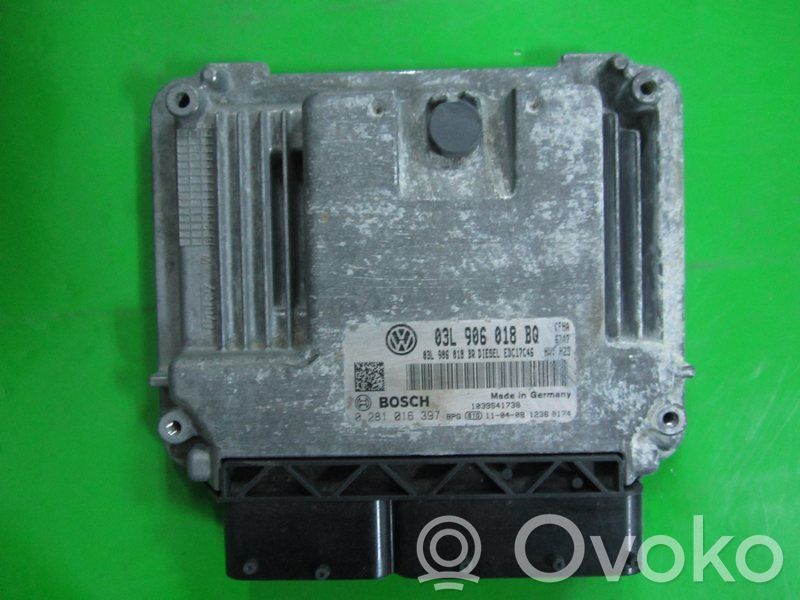 Skoda Yeti (5L) Centralina/modulo motore ECU 