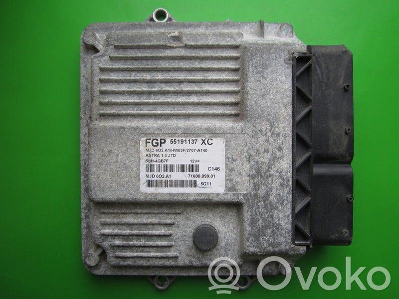 Opel Astra H Engine control unit/module ECU 