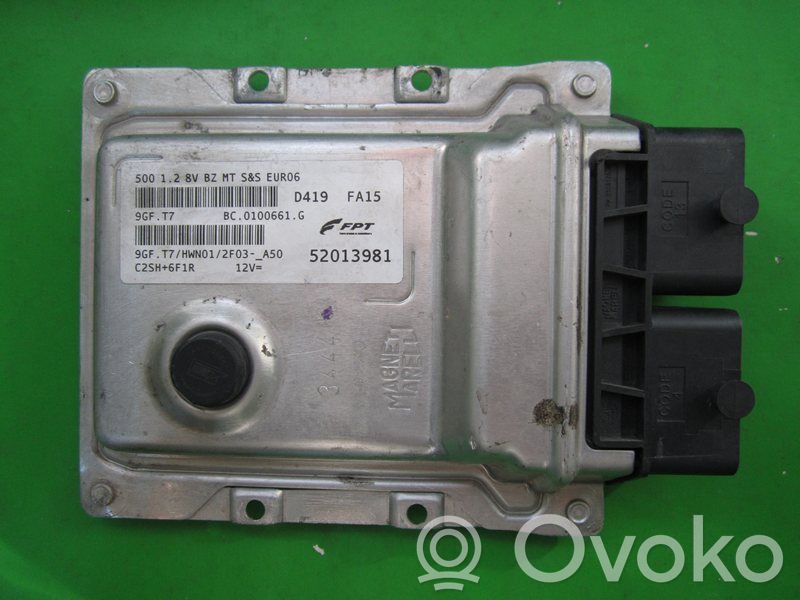 Engine control unit/module ECU   52013981,BC0100661G
