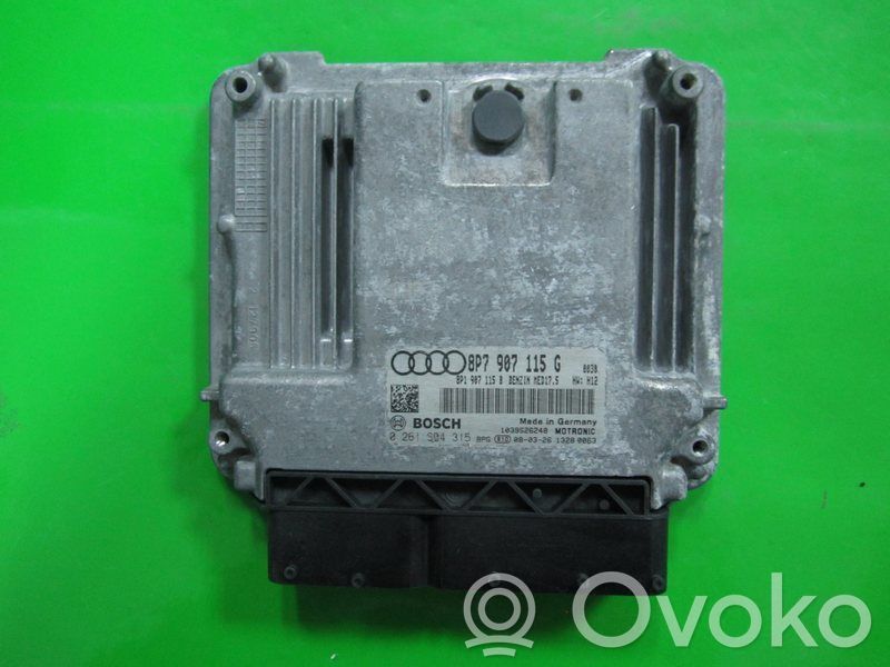 Engine control unit/module ECU   8P7907115G,0261S04315