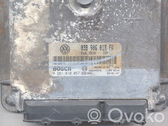 Volkswagen Caddy Unité de commande, module ECU de moteur 