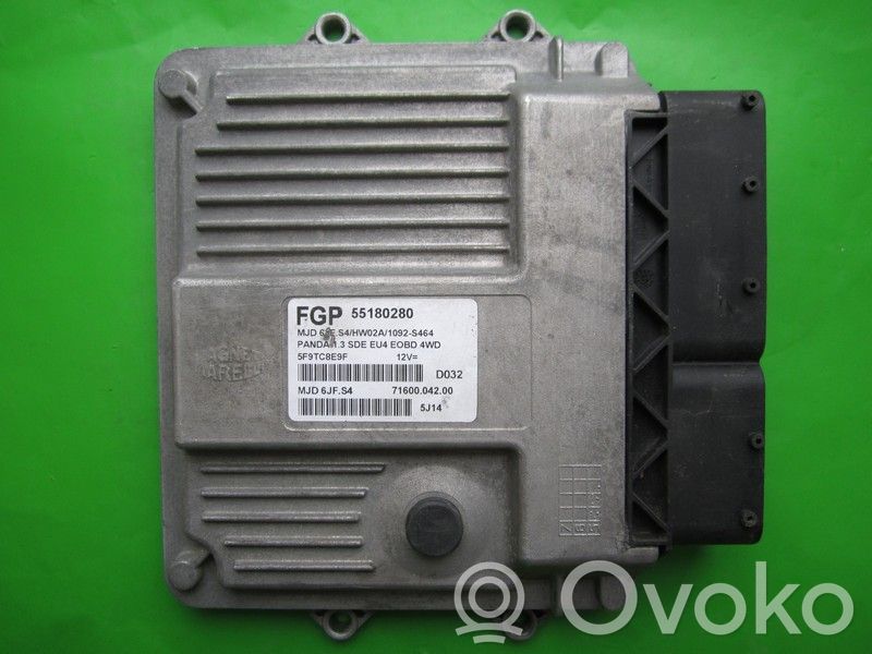 Fiat Panda II Unidad de control/módulo ECU del motor 