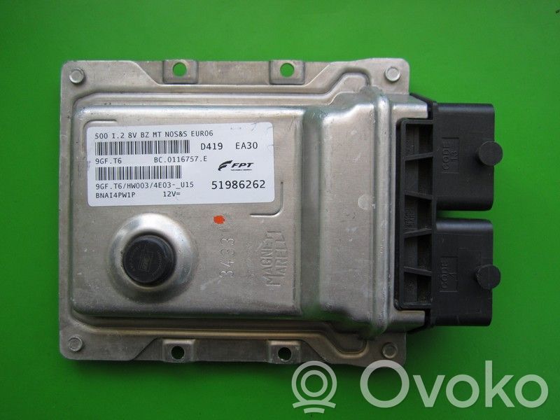 Fiat 500 Engine control unit/module ECU 