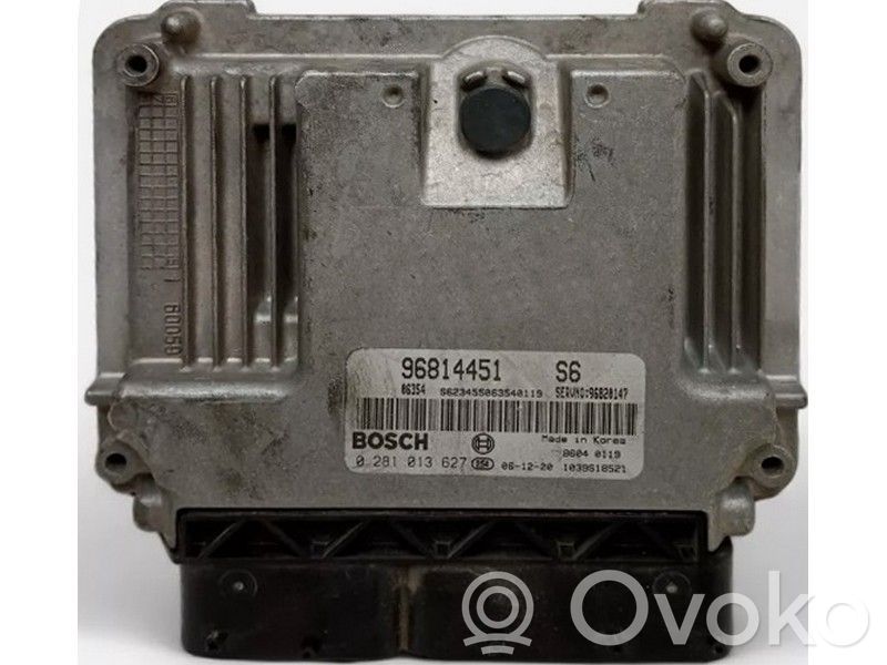 Engine control unit/module ECU   96814451,0281013627