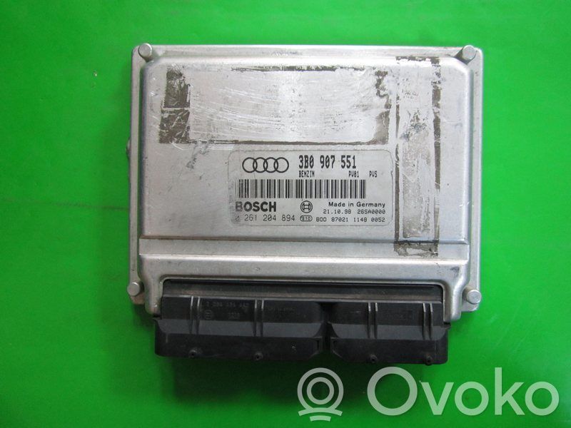 Engine control unit/module ECU   3B0907551,0261204894