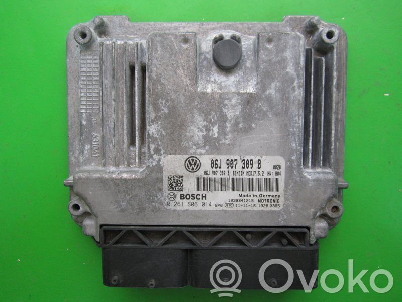 Engine control unit/module ECU   06J907309B,0261S06014