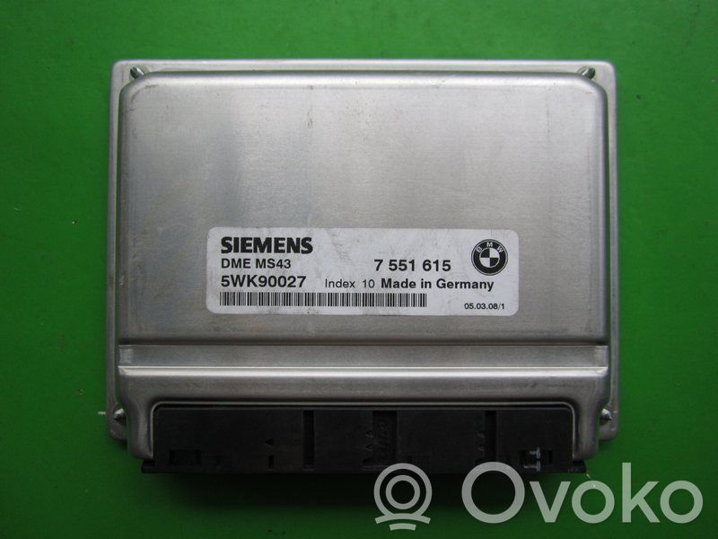 BMW 3 E90 E91 Galios (ECU) modulis 