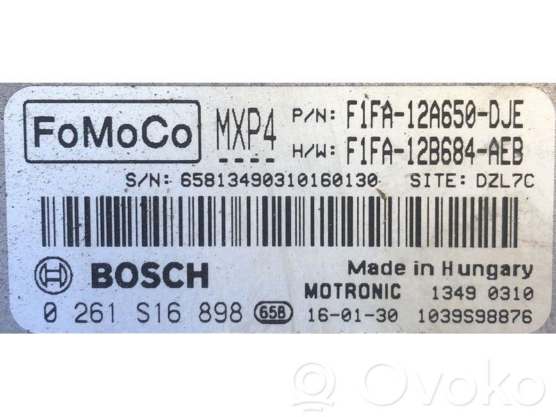 Ford Focus Unidad de control/módulo ECU del motor 