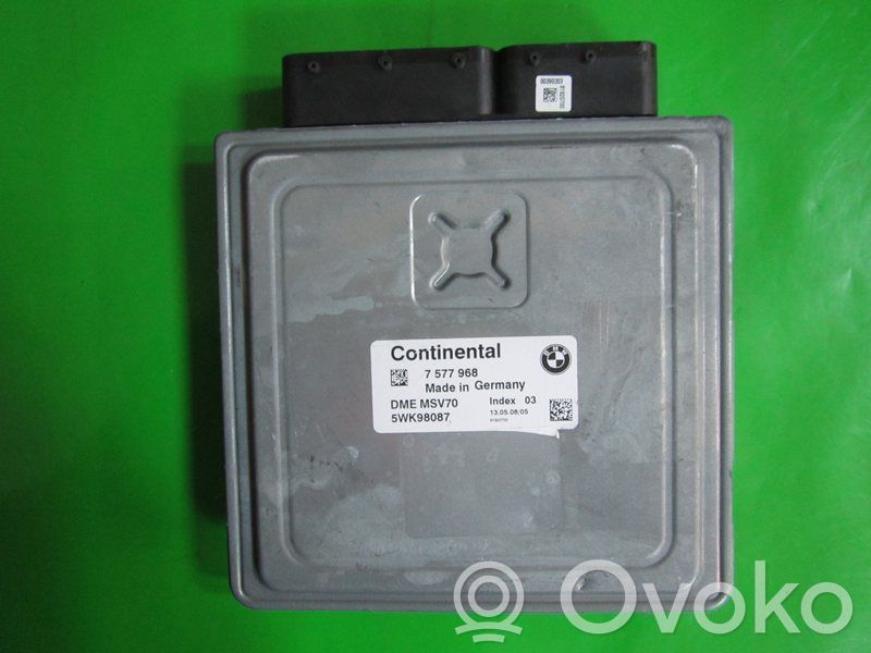 Блок управления двигателем ECU   7577968,5WK98087