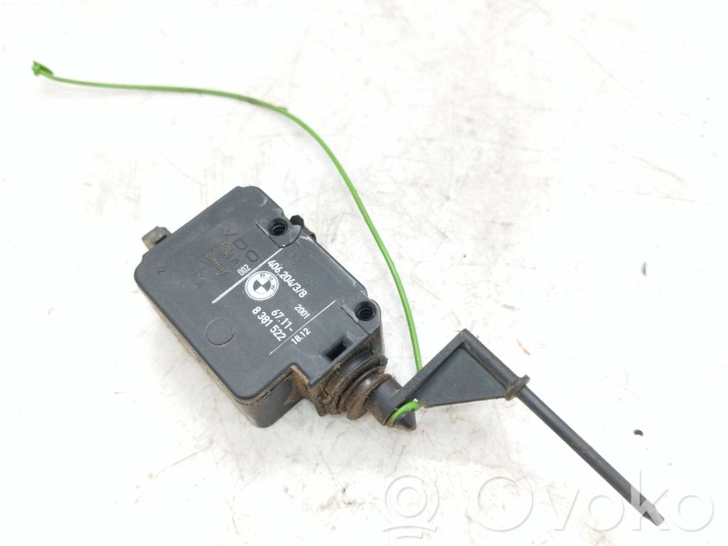 BMW 7 E65 E66 Degvielas tvertnes elektriskā slēdzene 