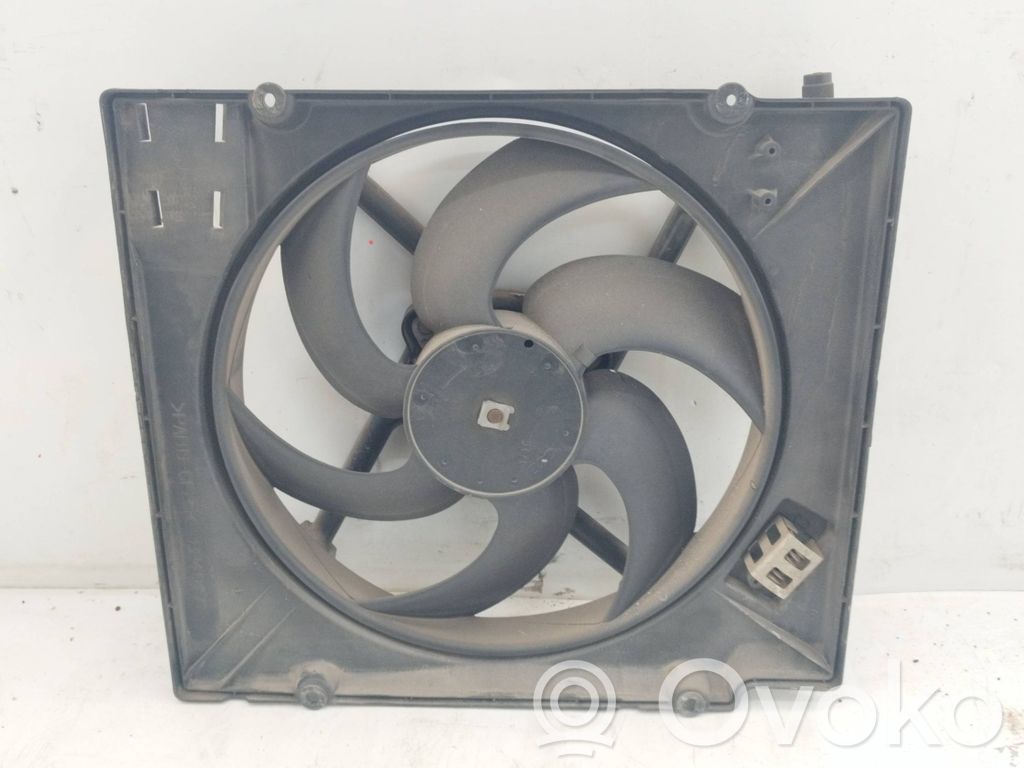 Renault Megane I Radiator cooling fan shroud 