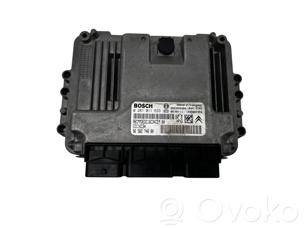 Engine control unit/module   9653958980,9658274680,0281011633