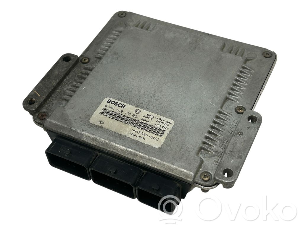 Unidad de control/módulo del motor   0281010178,28FM0200,7700115494