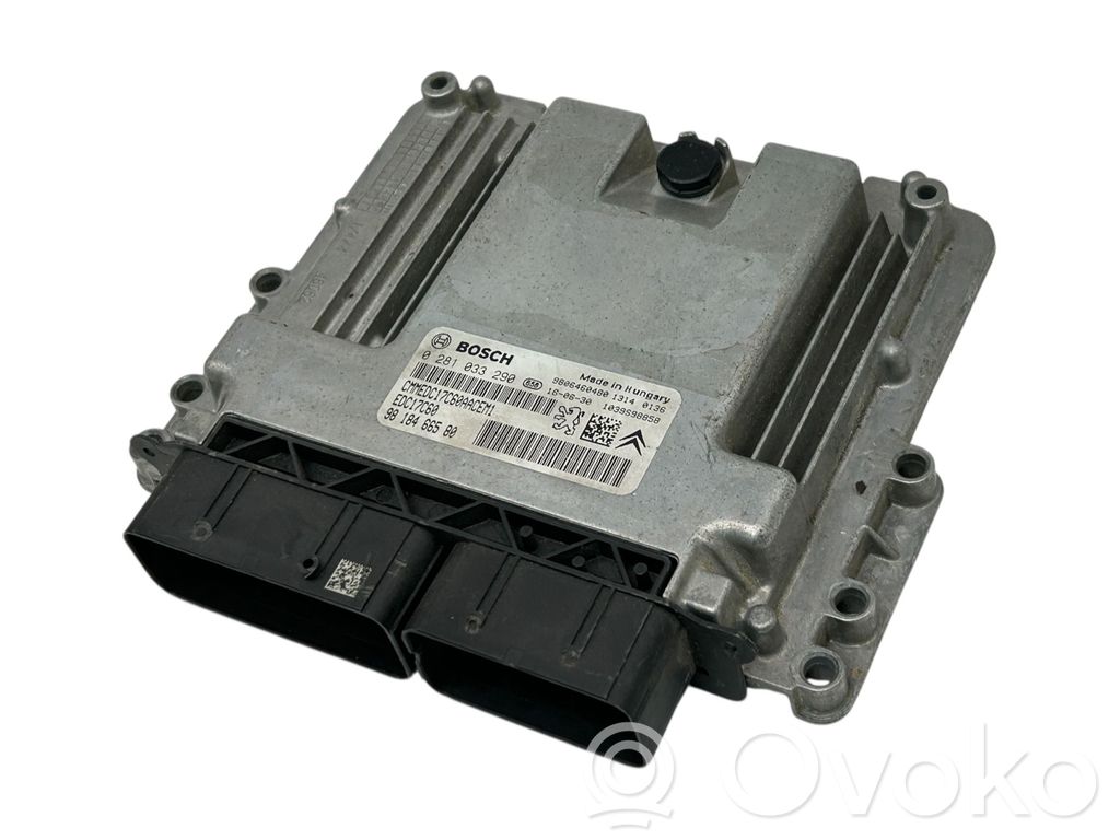 Engine control unit/module   0281033290,9818466580,9806460480