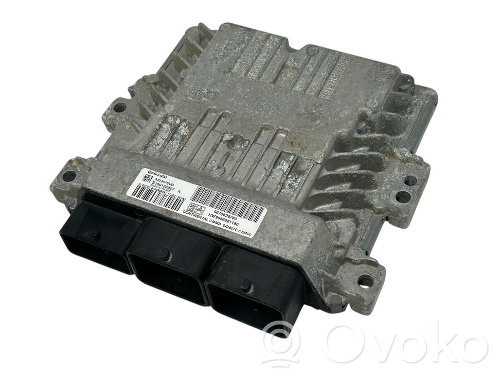 Engine control unit/module   S180123007A,9666681180,9678628780