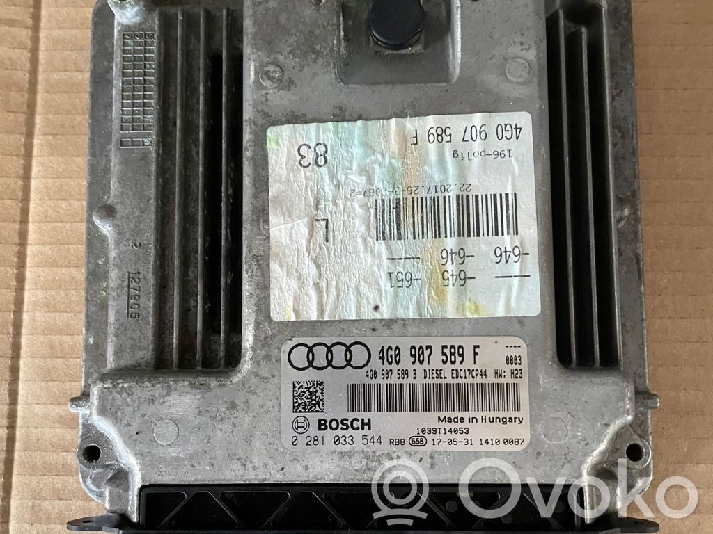 Audi A6 S6 C7 4G Engine control unit/module 