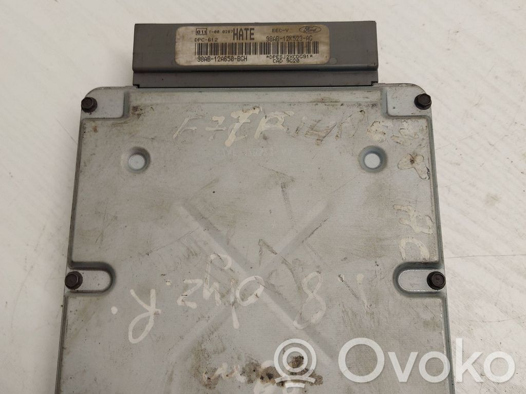 Engine control unit/module   98AB12A650BGH,DPESJ2XCDG91,98AB12K523AG