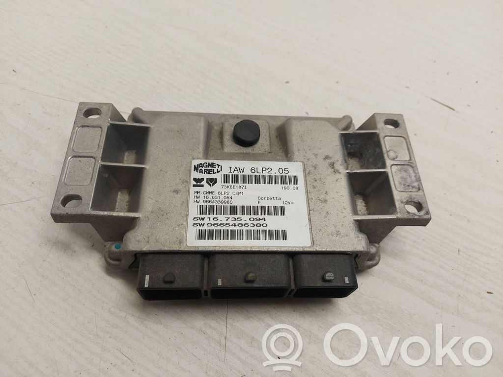Citroen C4 I Engine control unit/module 