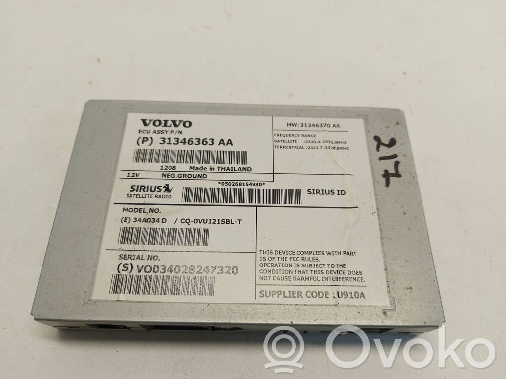Volvo S60 Multimediju kontrolieris 