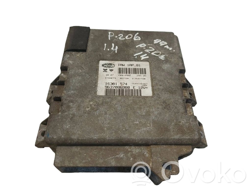 Peugeot 206 Engine control unit/module 