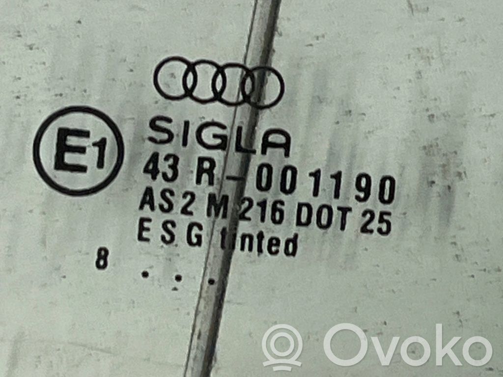 Audi 100 S4 C4 Vetro del finestrino della portiera posteriore 