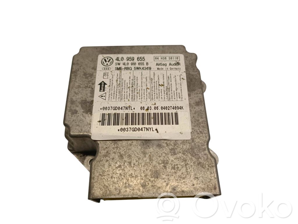 Airbag control unit/module   4L0959655,4L0910655B