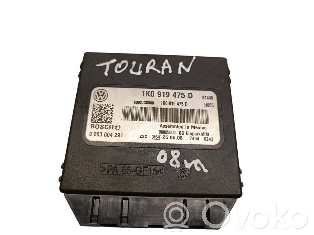 Volkswagen Touran I Parking PDC control unit/module 